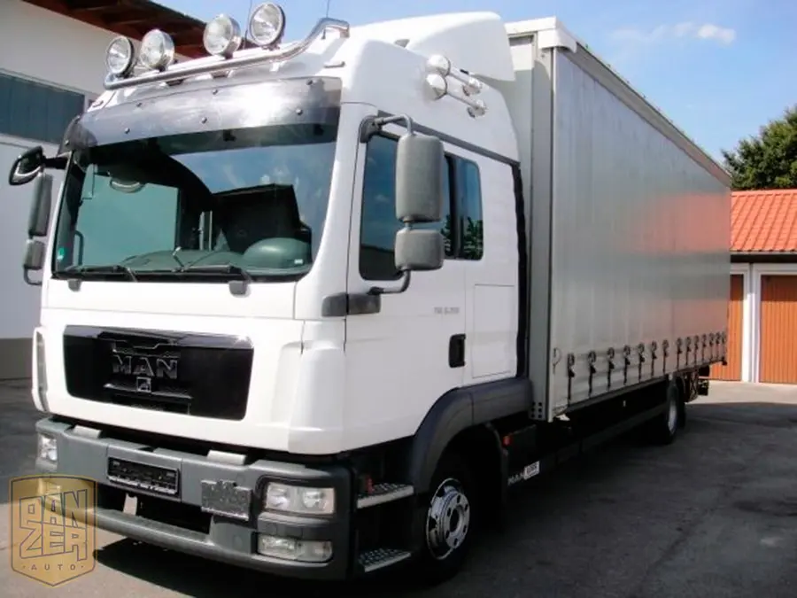 MAN TGL 8.250 BL, 2012г, штора 46м3, г/п 5 тонн, 2 спальника - фото