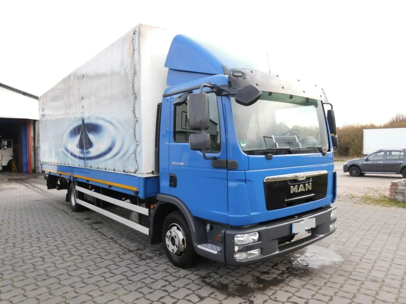 MAN TGL 8.180 BL, борт-тент 7.2 м, гидролифт, без пробега по РФ - фото 5