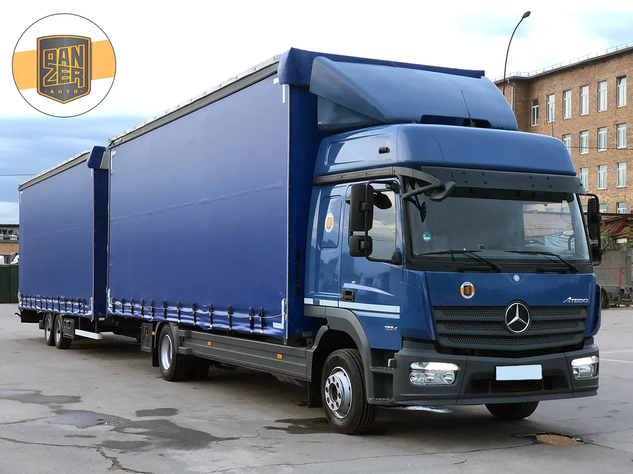 Mercedes Atego 1224 новая модель, 2015г, автопоезд 120 м3, г/п 13т - фото