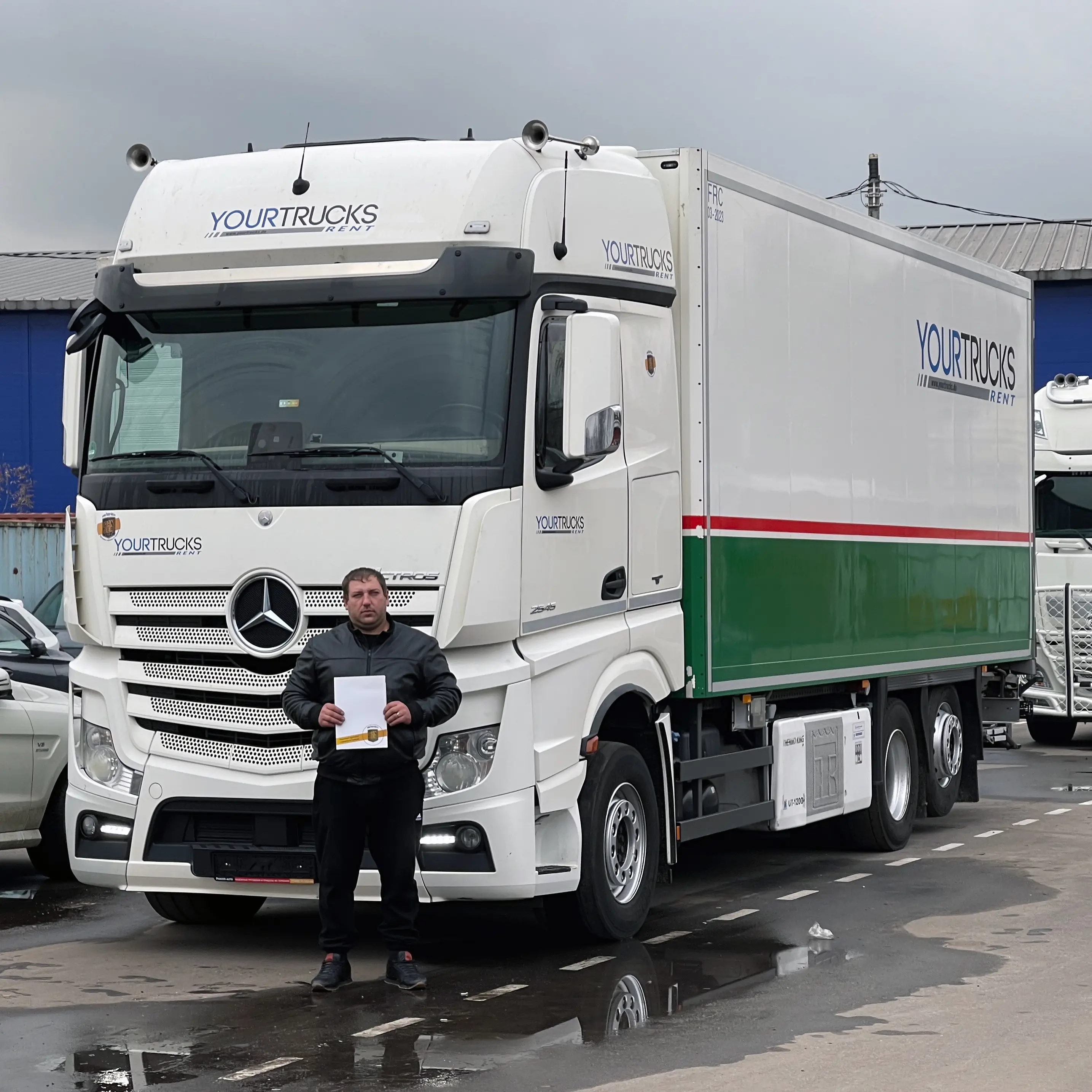 Фотография покупателя Mercedes Actros 2545 рефрижератор, Тамбовская область - регион отгрузки