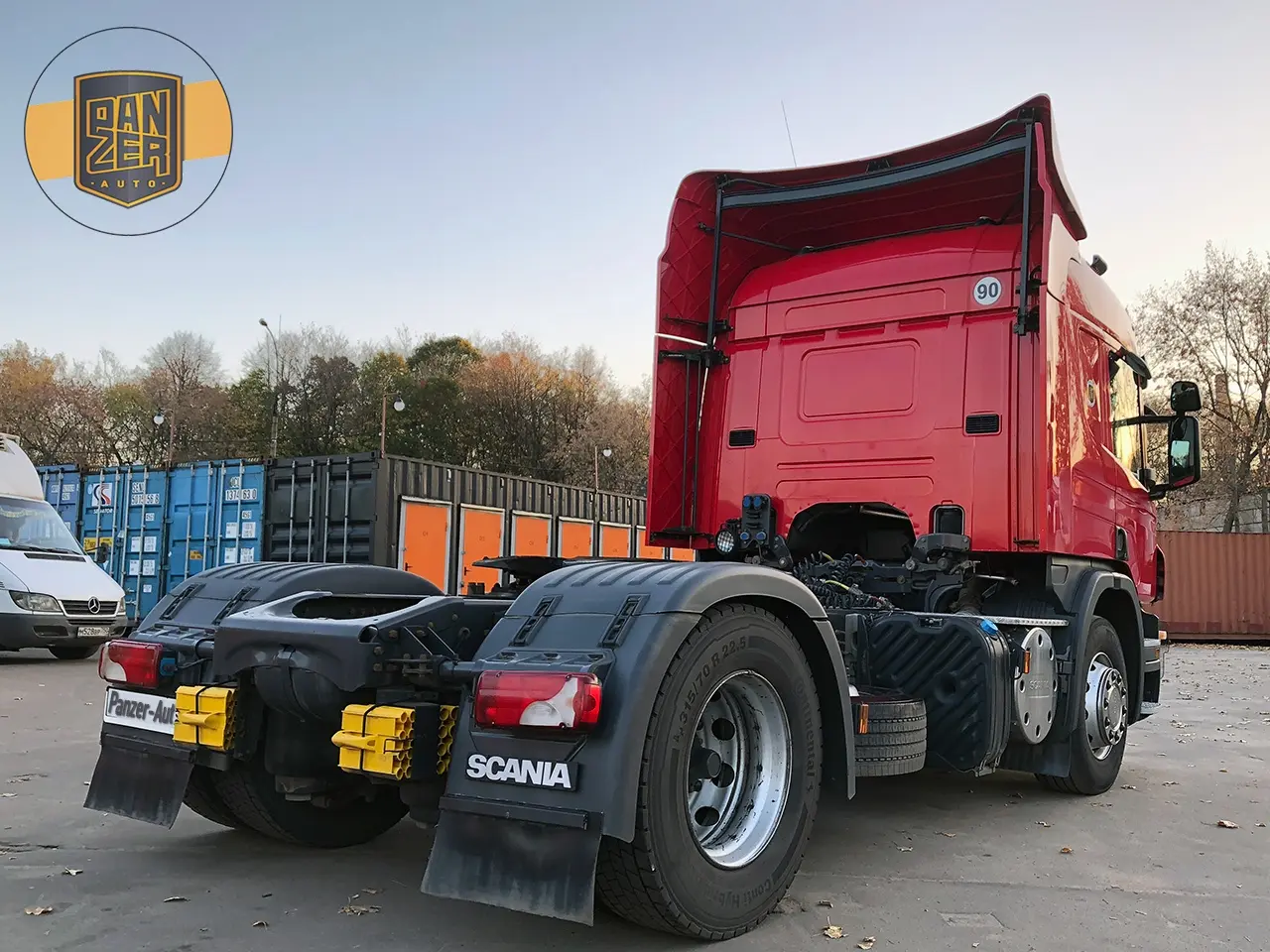 Scania P400, тягач для перевозки опасных грузов, 2015г, МКПП - фото-детальных