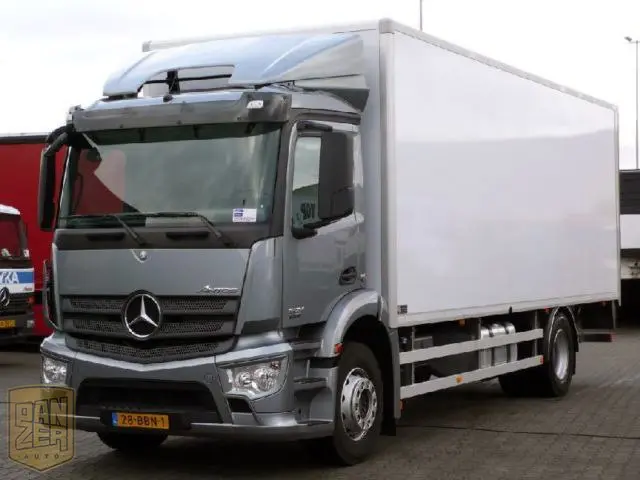 Mercedes-Benz Antos 1824, фургон 47м3, гидролифт 2000кг, Евро-6, г/п 10т, состояние нового - фото