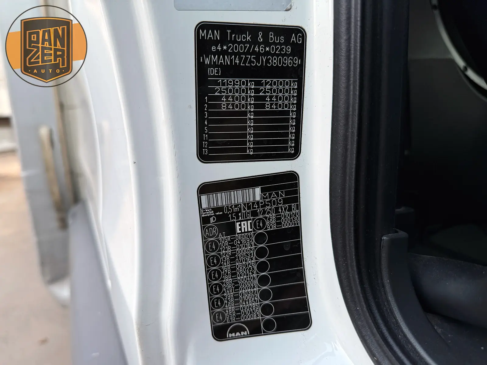 ман тгл 12.250, 2018 год, штора 18 палет, гидроборт 37