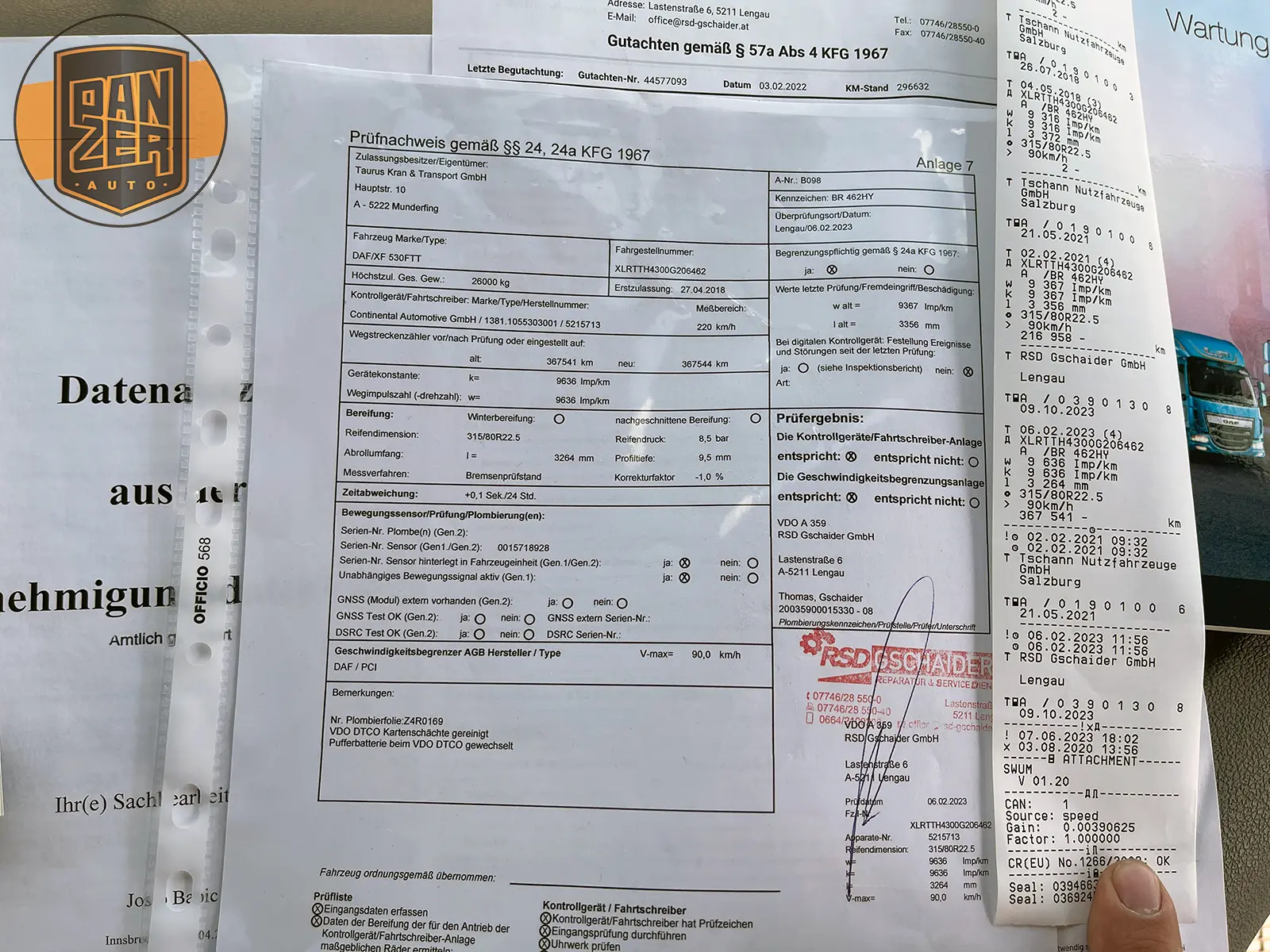 DAF XF530 6x4 тягач-тяжеловоз, сцепной вес 80 тонн - фото-детальных 39