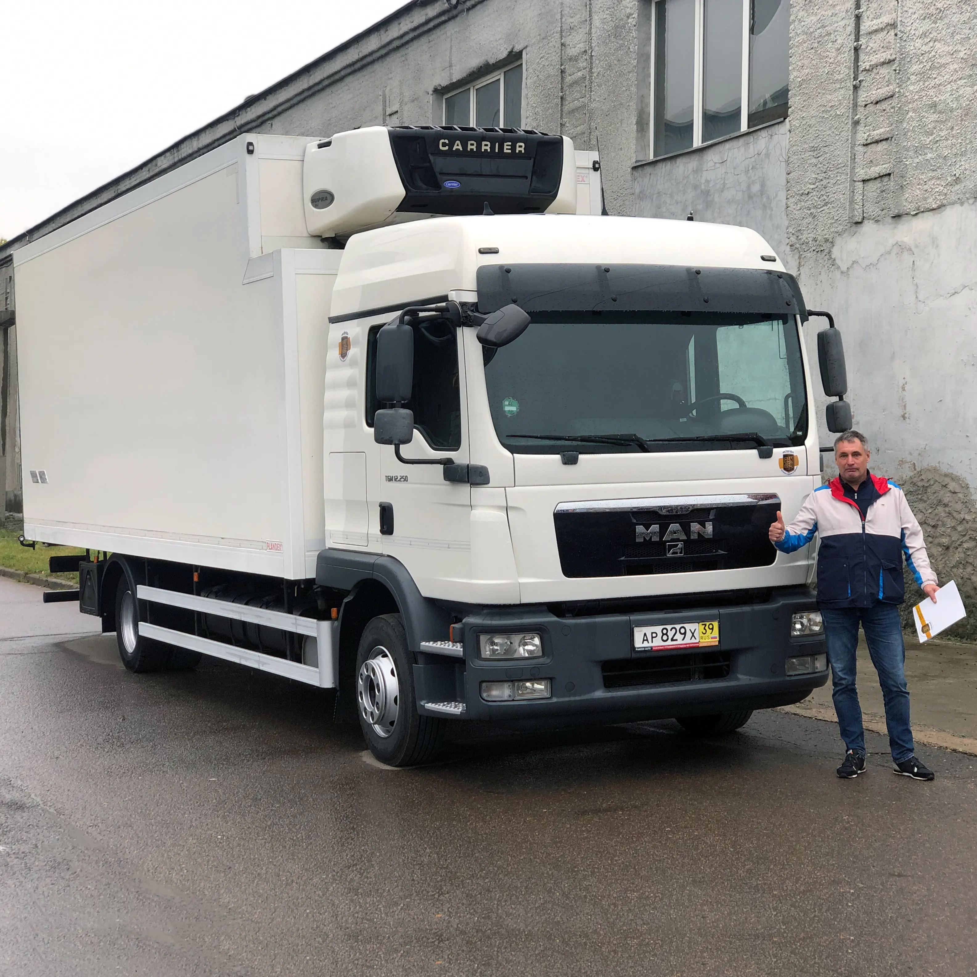Фотография покупателя MAN TGM 12.250 рефрижератор, Красноярский край - регион отгрузки