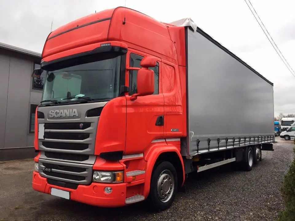 Кубовик Scania R410, 6х2, 2015 год, штора 71 куб, 24 европалета, без пробега по РФ - фото 8