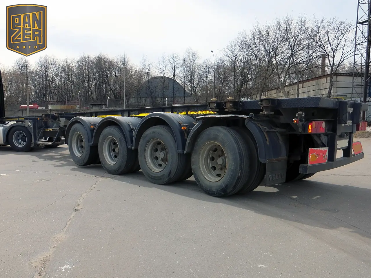 Полуприцеп контейнеровоз, 4 оси, Meusburger SW-480, 2012 год - фото 3