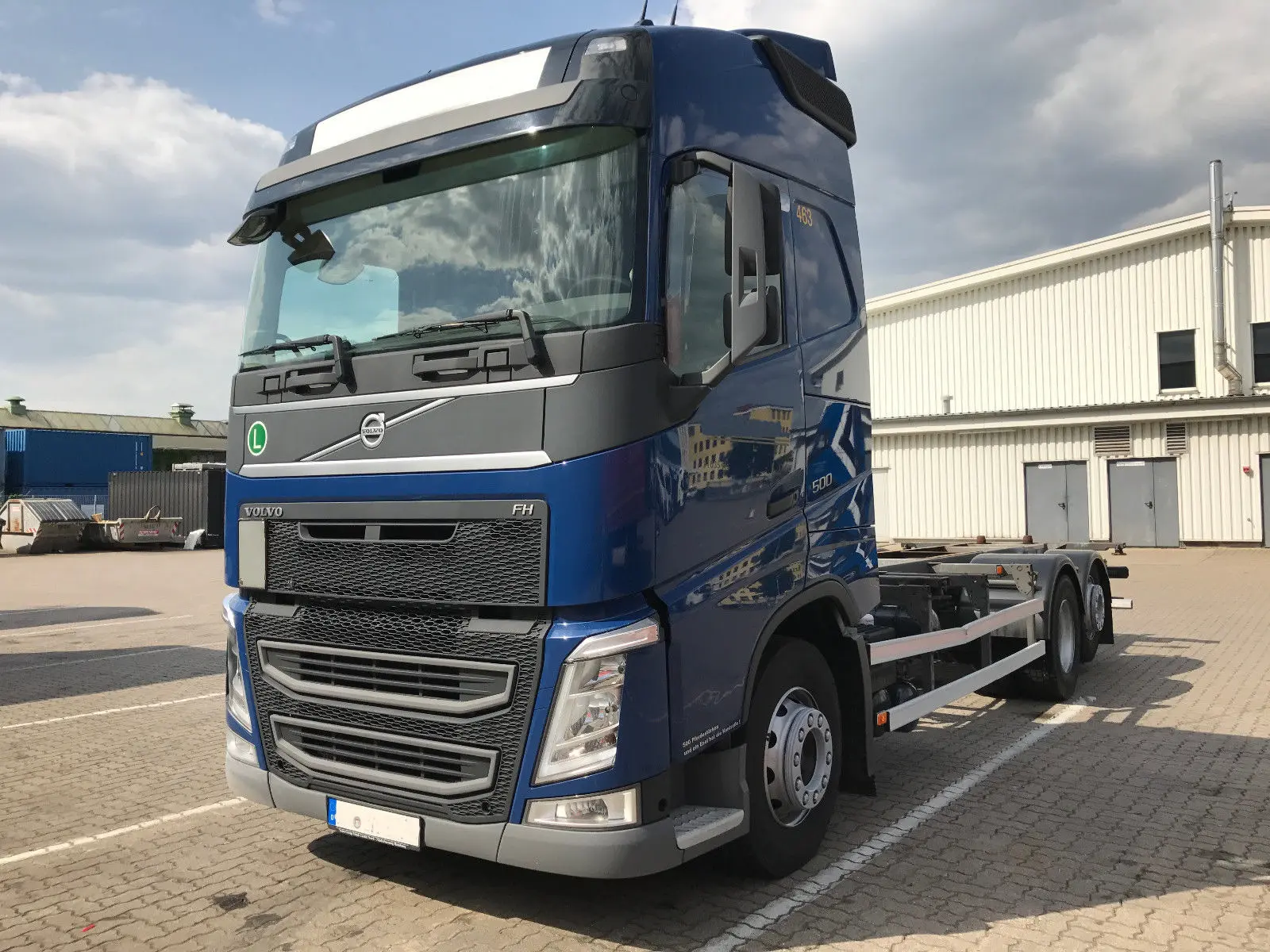 Контейнеровоз БДФ Volvo FH 460, из Германии, 2016г, г/п 16т - фото