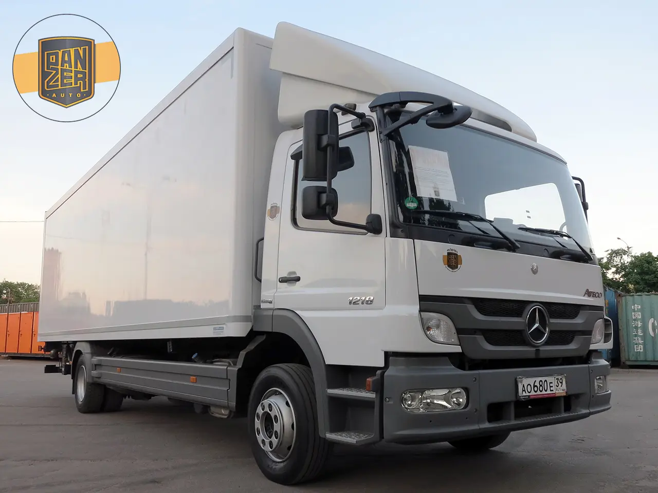 Mercedes Atego 1218 L, изотермический фургон 8.2м, 2011 г, гидроборт - фото 8