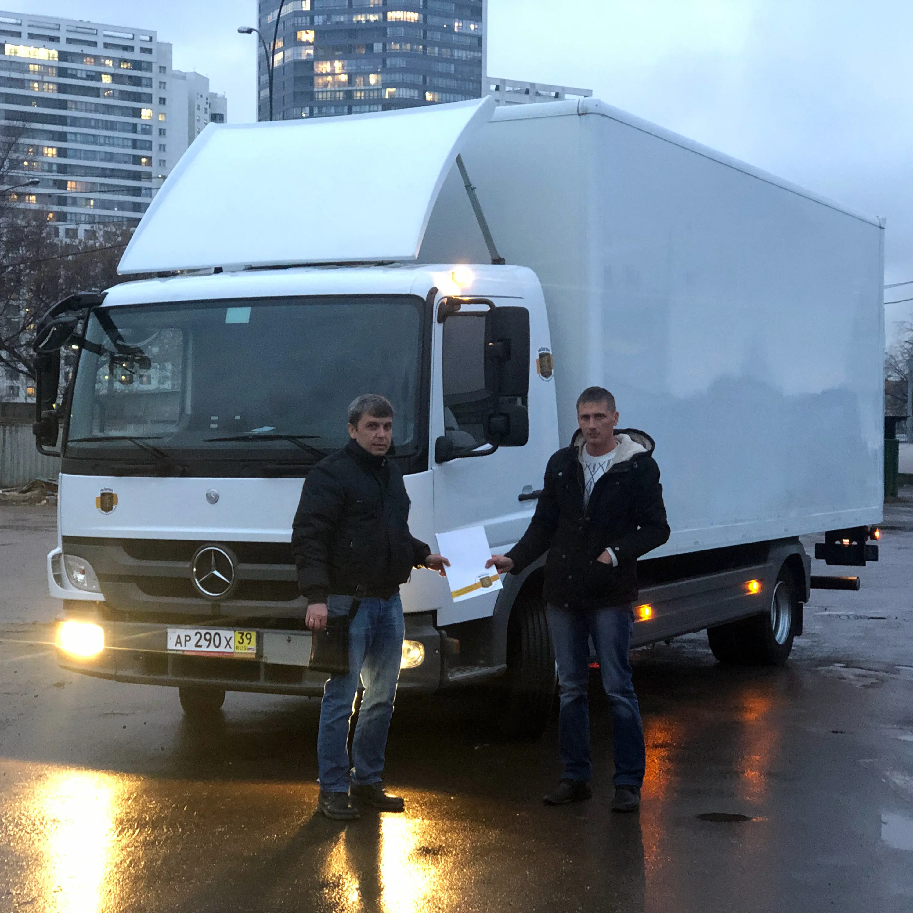 Фотография покупателя Mercedes Atego 816 фургон, Ставропольский край - регион отгрузки