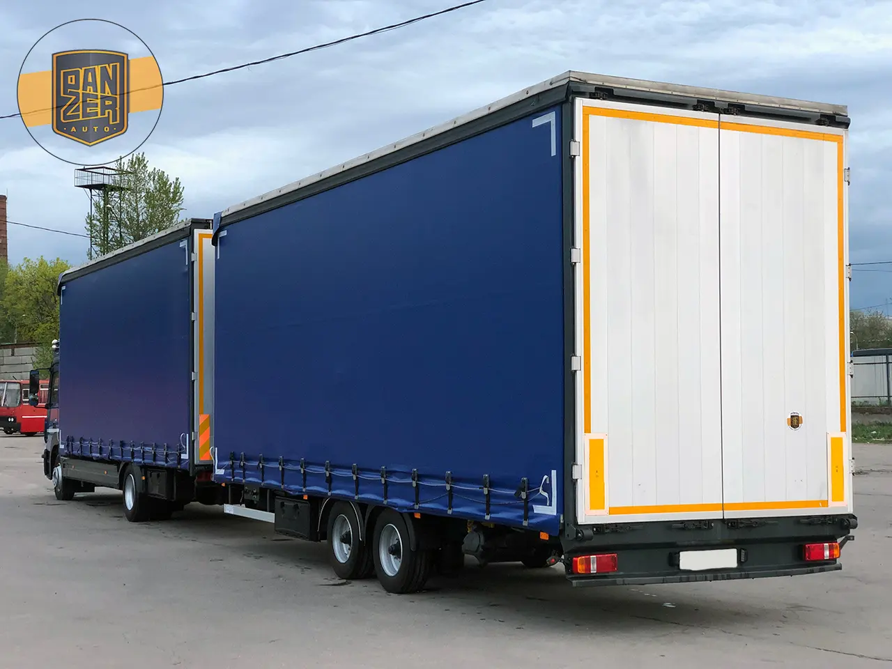 Mercedes Atego 1224 новая модель, 2015г, автопоезд 120 м3, г/п 13т - фото