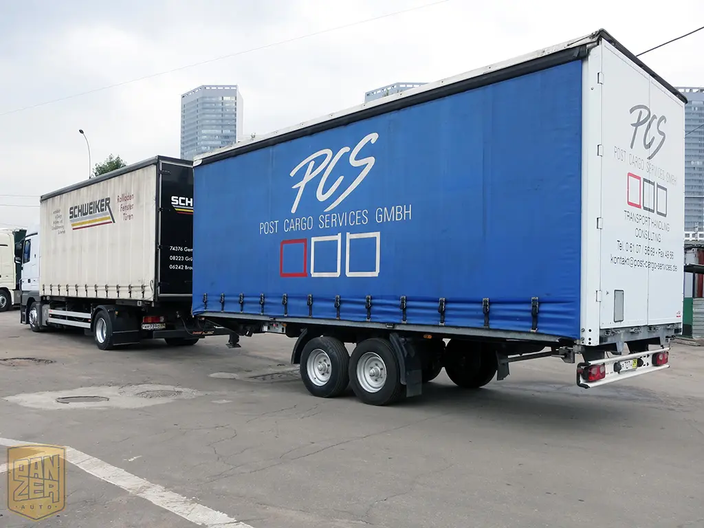 Автопоезд Mercedes Actros тентованный, 100 кубов, г/п 20 тонн. 2010 г. Без пробега по РФ! - фото 7