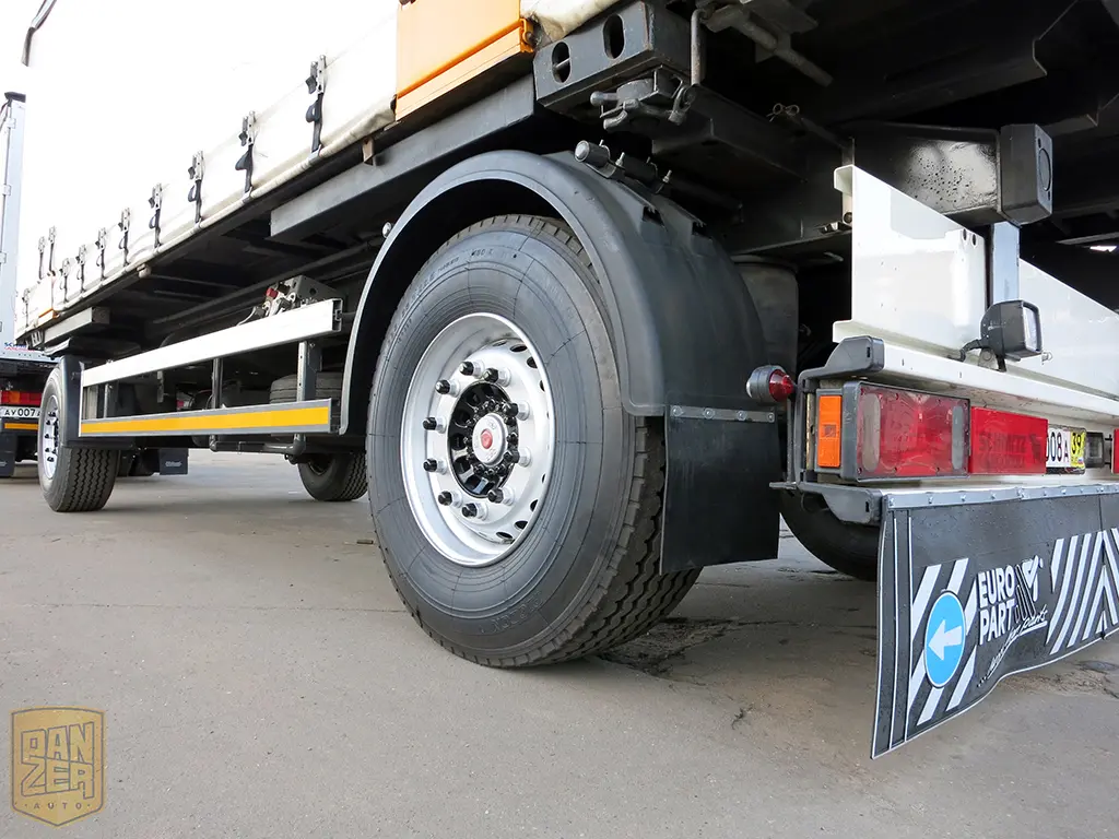 Автопоезд тентованный Mercedes Actros 2544 и прицеп Schmitz, 2011г - фото 8