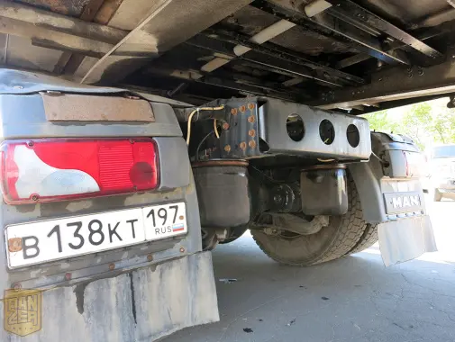 Тягач MAN TGA 18.480 с полуприцепом Schmitz S01, сдвижной тент 92 м3 - фото 15