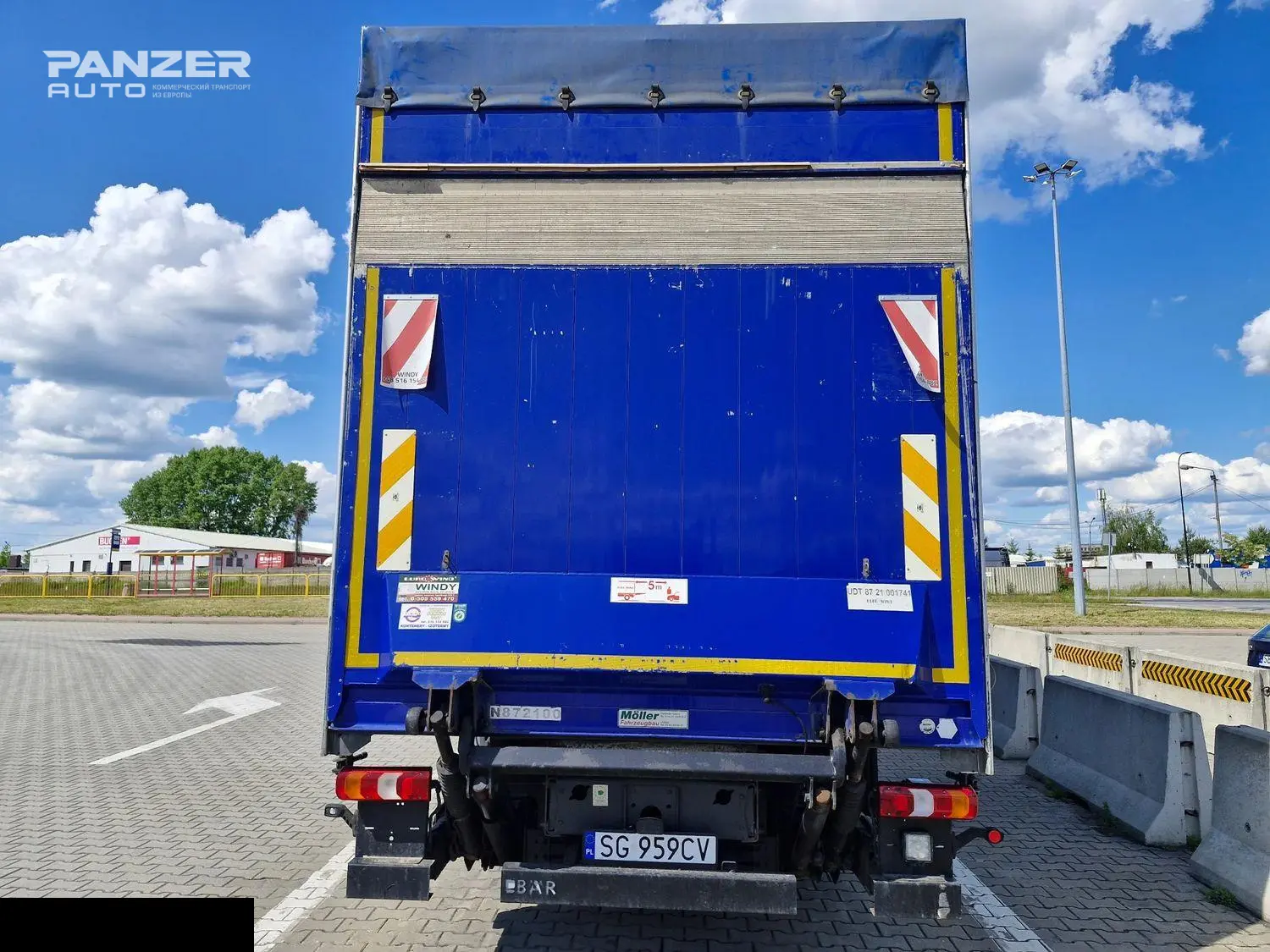 Mercedes Atego 1224, 2014 год, шторный кузов 47 кубов с гидробортом, 18 паллет - фото 8