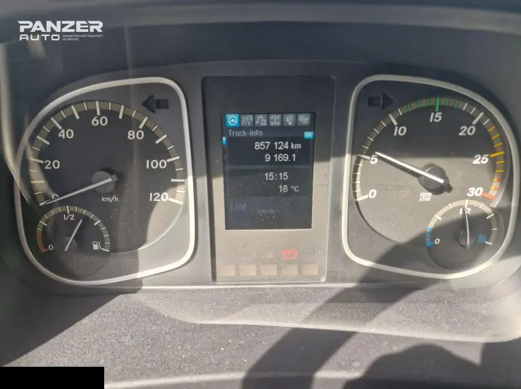 Mercedes Atego 1224, 2014 год, шторный кузов 47 кубов с гидробортом, 18 паллет - фото 23