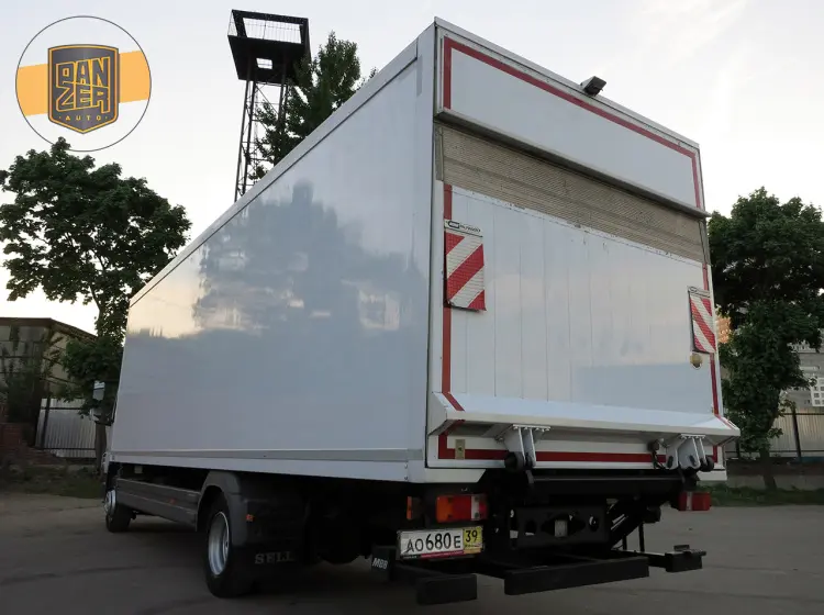 Mercedes Atego 1218 L, изотермический фургон 8.2м, 2011 г, гидроборт - фото 9