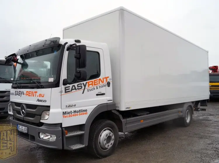 Mercedes-Benz Atego 1224 L, новый, 2013г, фургон 42м3, гидролифт 1500кг, кондиционер - фото