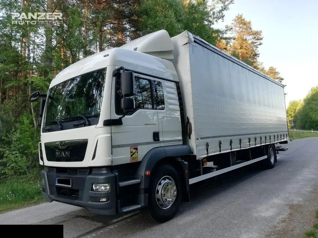 MAN TGM 18.250, 2019 год, 10 тонник, кузов тент м3, гидролифт - фото 9