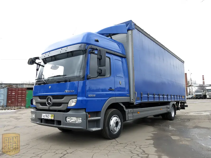 Грузовик тентованный Mercedes Atego 1222, 2011 год | photo 0