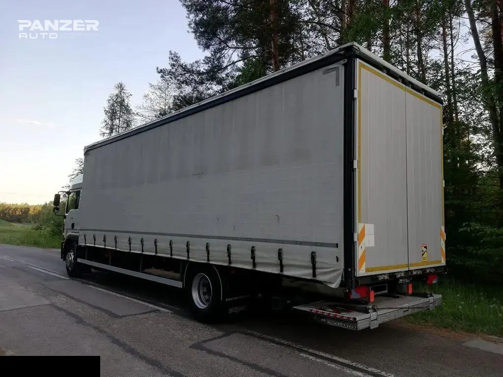 MAN TGM 18.250, 2019 год, 10 тонник, кузов тент м3, гидролифт - фото