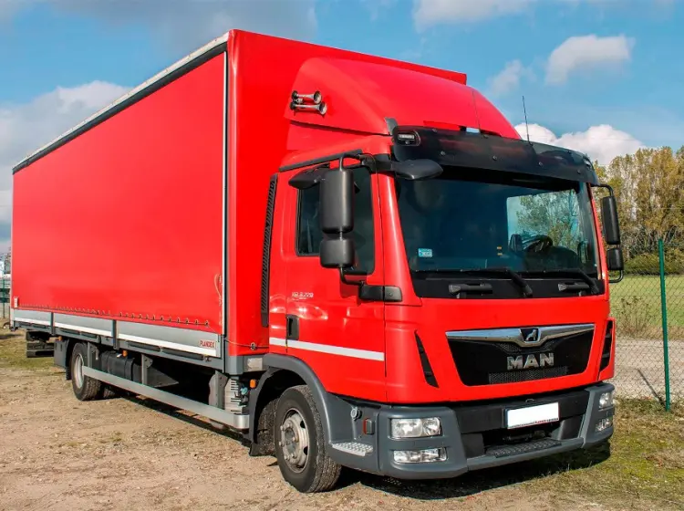 MAN TGL 8.220 BL, 2017 год, штора-борт 65 кубов, ворота, 21 палет - фото 8