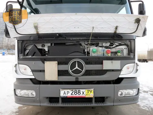 Mercedes Atego 1224L, 02/2013г, штора 50 м3, гидролифт, 2 спальника - фото 18