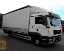 Грузовик тентованный MAN TGL 12.220, 2010 год | photo 0