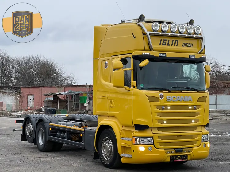 Scania R 450 контейнеровоз BDF, кабина Topline, 2015 г, г/п 16т, без пробега по РФ - фото