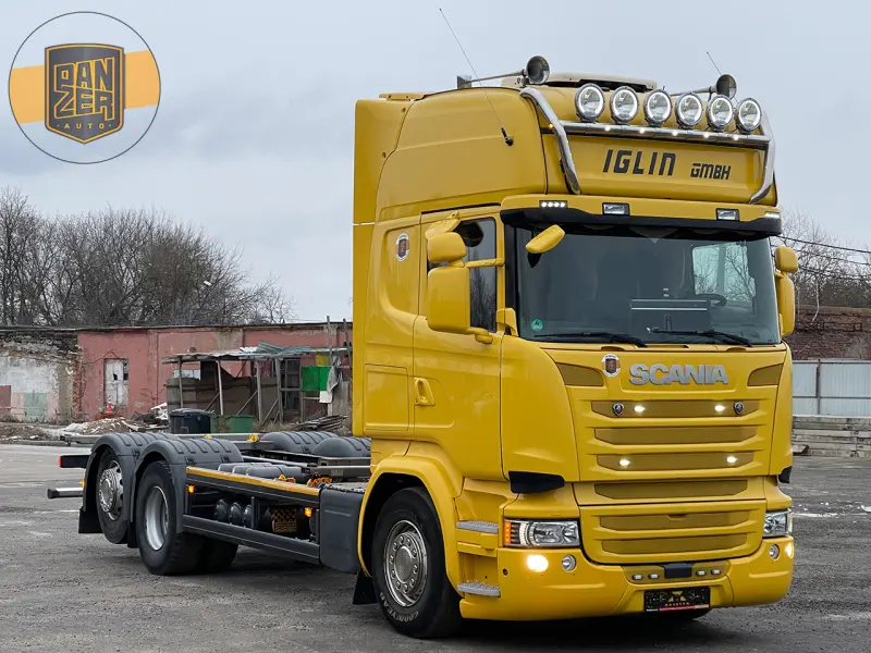 Грузовой контейнеровоз Scania R 450, 2015 год | photo 0