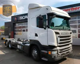 Грузовой контейнеровоз Scania R 450, 2017 год | photo 0