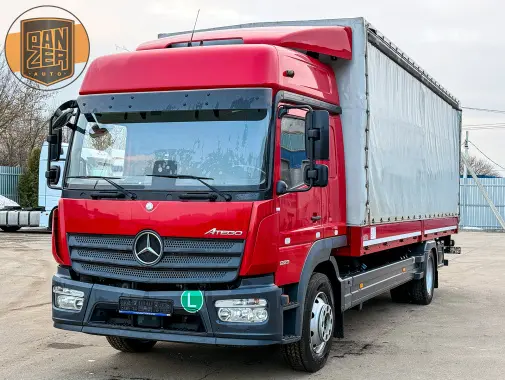 Mercedes Atego 1223, 2018 год, штора-борт 44 м3, гидроборт купить из Германии