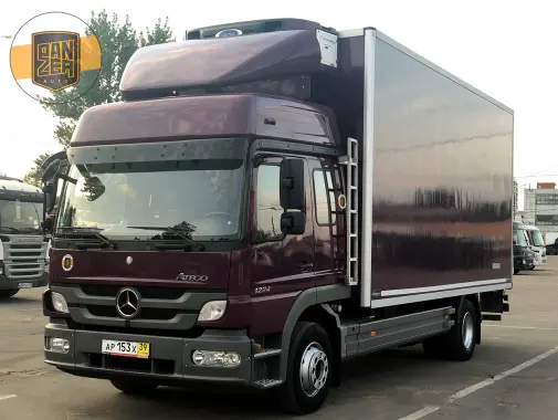 Mercedes Atego 1224 L рефрижератор, 05/2013г, 2 спальника, гидролифт - фото