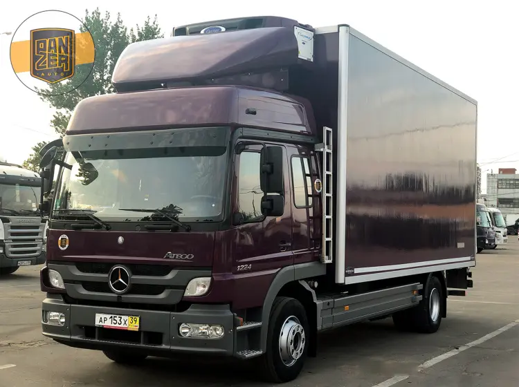 Mercedes Atego 1224 L рефрижератор, 05/2013г, 2 спальника, гидролифт - фото