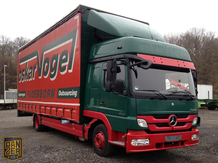 Mercedes Atego 824, штора 58м3, длина 7.5м, 2 спальника, без пробега по РФ - фото 8