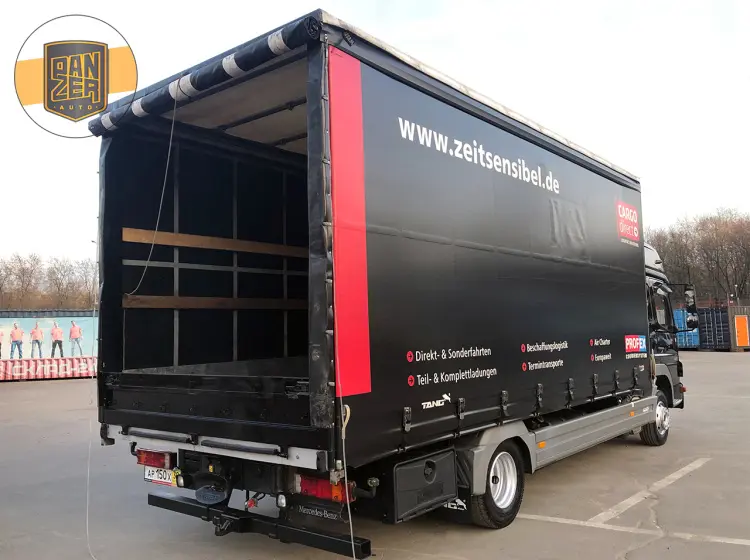 Mercedes Atego 822 L, 2013г, пятитонник, штора-борт 41 м3, 2 спальника - фото