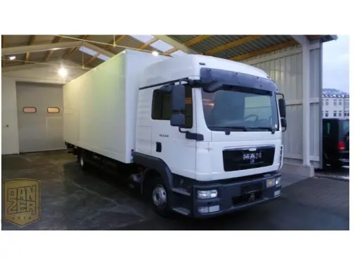 MAN TGL 12.250 BL, фургон 42м3, гидролифт 1500 кг, 2 спальника, кондиционер, автономный отопитель - фото