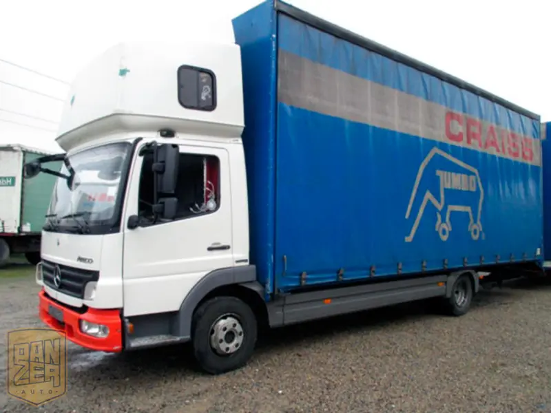 Грузовик тентованный Mercedes Atego 818, 2009 год | photo 0