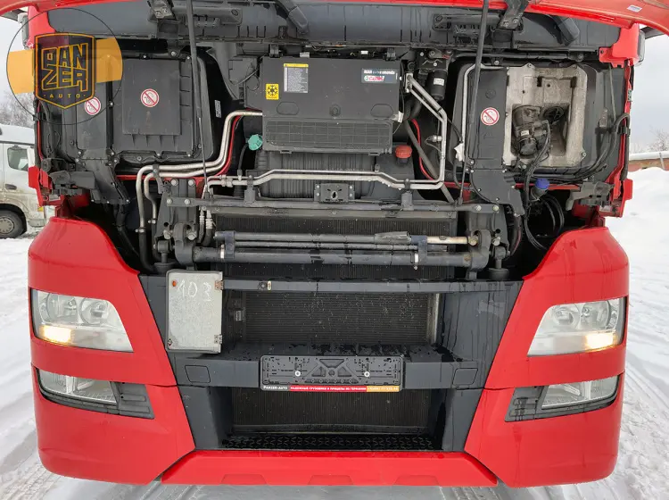 Тушевоз MAN TGX 26.440 6х2, 2015г, будка Schmitz 18 палет, ХОУ Carrier Supra 750, без пробега по РФ - фото 23