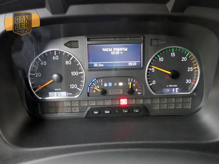 Mercedes Atego 1218L, 2017 г, шторно-бортовой 45 м3, гидролифт - фото 23