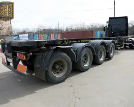 Полуприцеп контейнеровоз Meusburger SW-480, 2012 год | 0