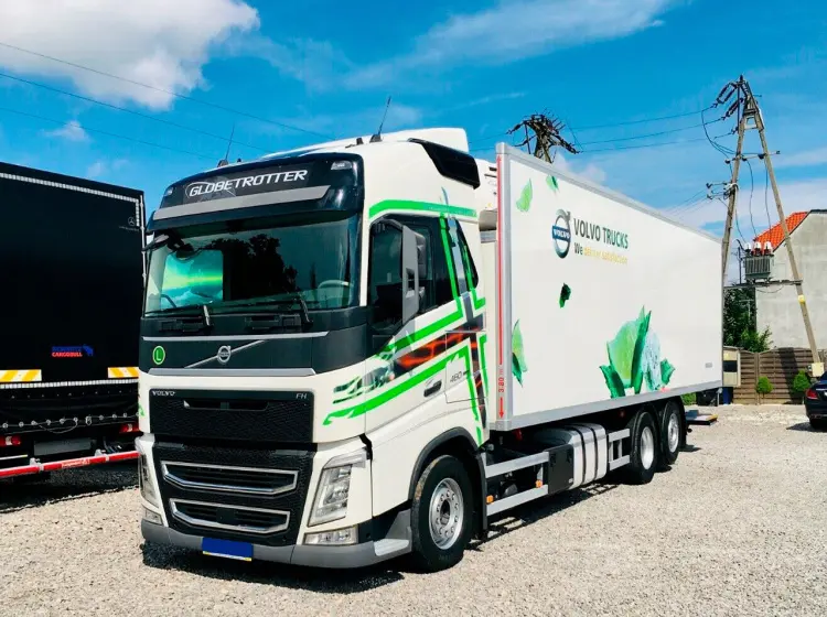 Рефрижератор мультитемпературный Volvo FH 460, длина фургона 9 метров, г/п 15 тонн - фото 8