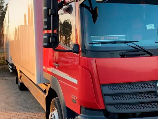 Автопоезд фургон 115 м3, Mercedes Atego 1227 L, 2016 год, г/п 11 тонн - фото 8