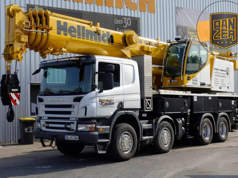 Автокран Scania P 420, LIEBHERR LTF 1060-4.1, 2010 год | 0