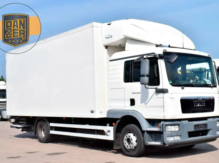 MAN TGM 12.250 BL, рефрижератор мультитемпературный 40 м3, Евро-5, спальная кабина, гидролифт - фото