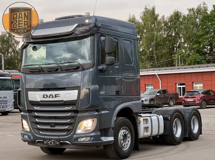 DAF XF530 6x4 тягач-тяжеловоз, сцепной вес 80 тонн - фото-детальных