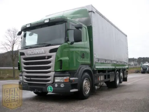 Scania G400 BL, штора-борт 48м3, сдвижные крыша и бока, г/п 16т, 18тыс.км, спальник, состояние нового - фото