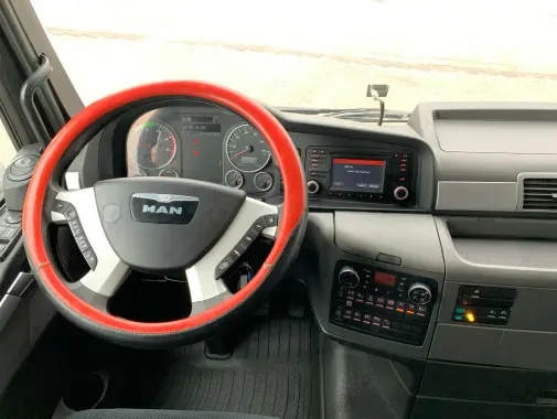 MAN TGX 26.480 контейнеровоз низкорамный BDF из Германии, 2015 г, кабина XLX, г/п 16т - фото 4