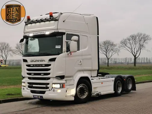 Scania R580 6x2 тягач - фото-детальных