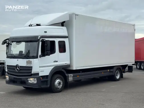 Грузовик Mercedes-Benz Atego 1224, 2016 год, промтоварный фургон 42 м3, гидролифт - фото 3